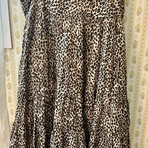 Ralph Lauren Animal Print Maxi Skirt